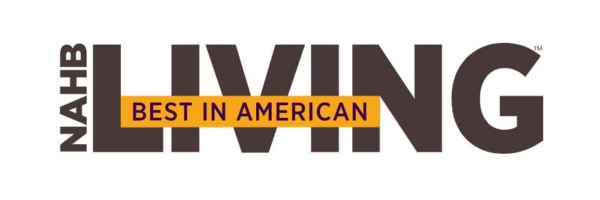 NAHB logo with 'BEST IN AMERICAN' and 'LIVING' highlighted.