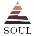 Polygonal logo featuring earthy tones with the word 'SOUL'.