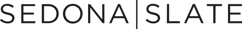 Logo of Sedona Slate featuring modern typography.