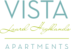 Logo of Vista Laurel Highlands with stylish typography and modern design.