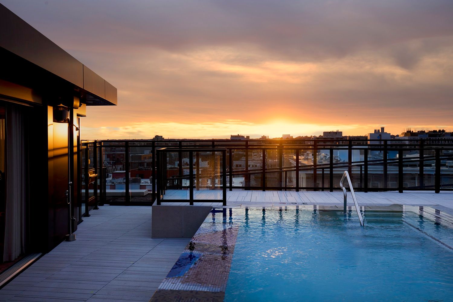 Pool Sunset