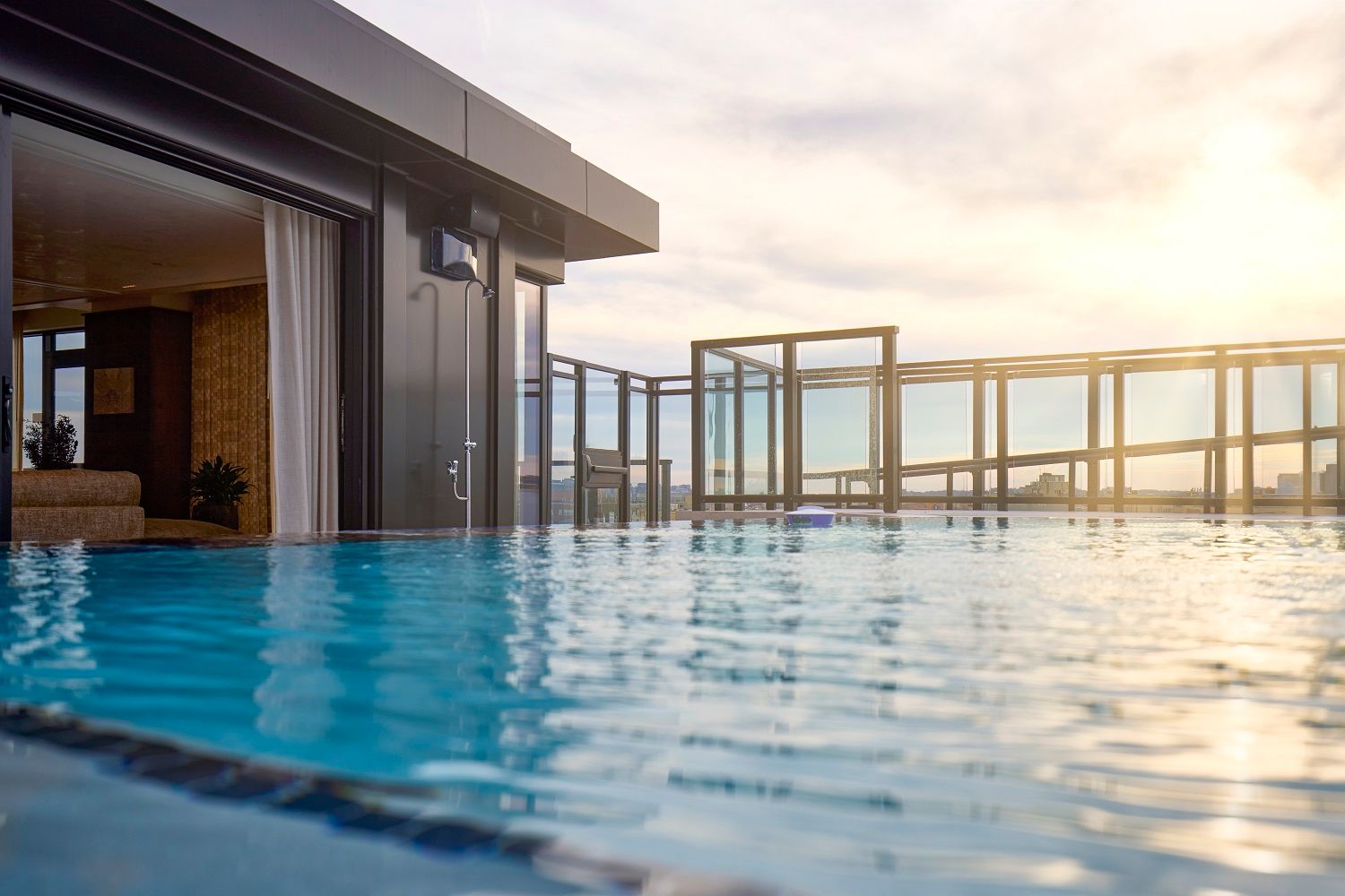 Pool Sunset