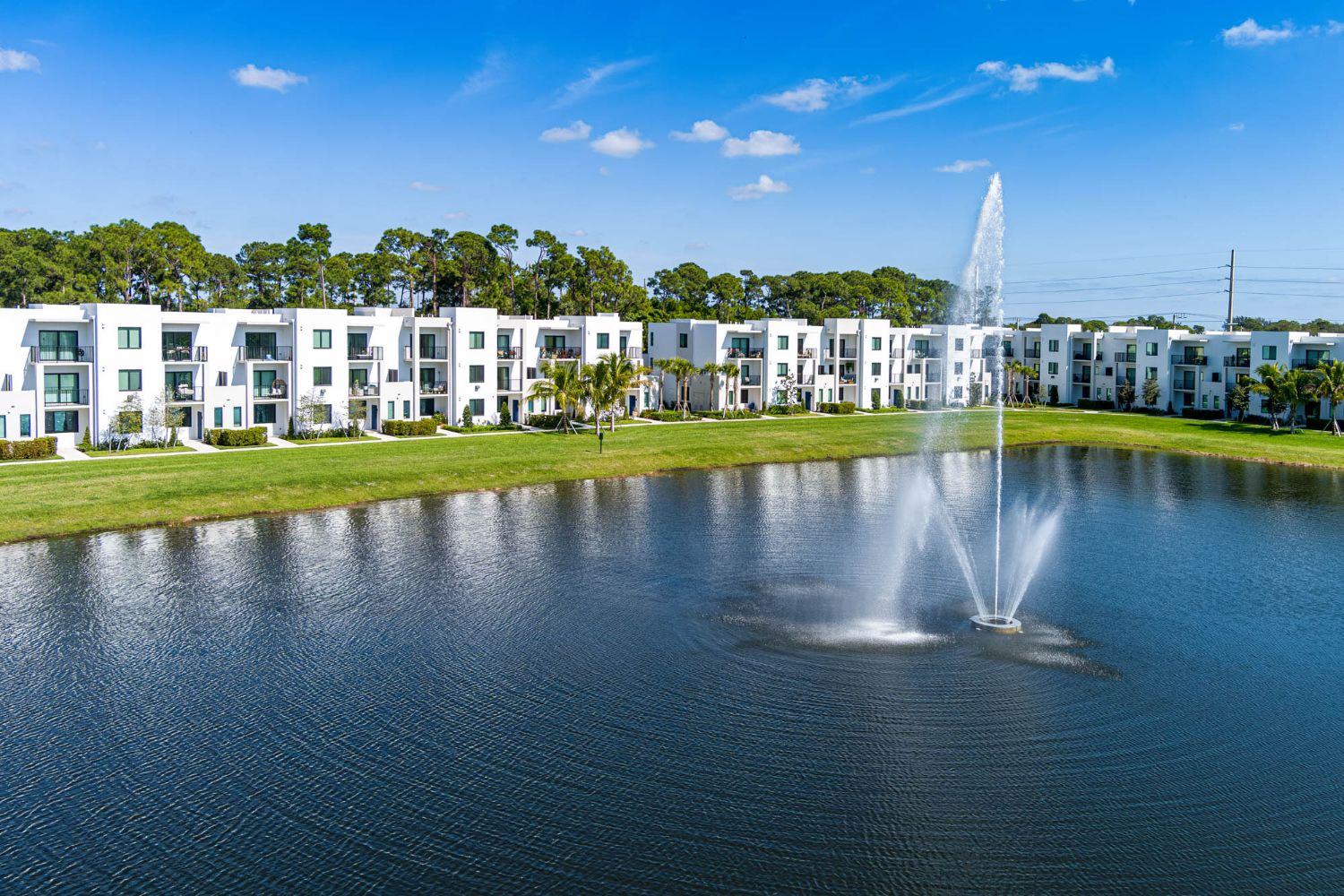 Aerial Fountain Day