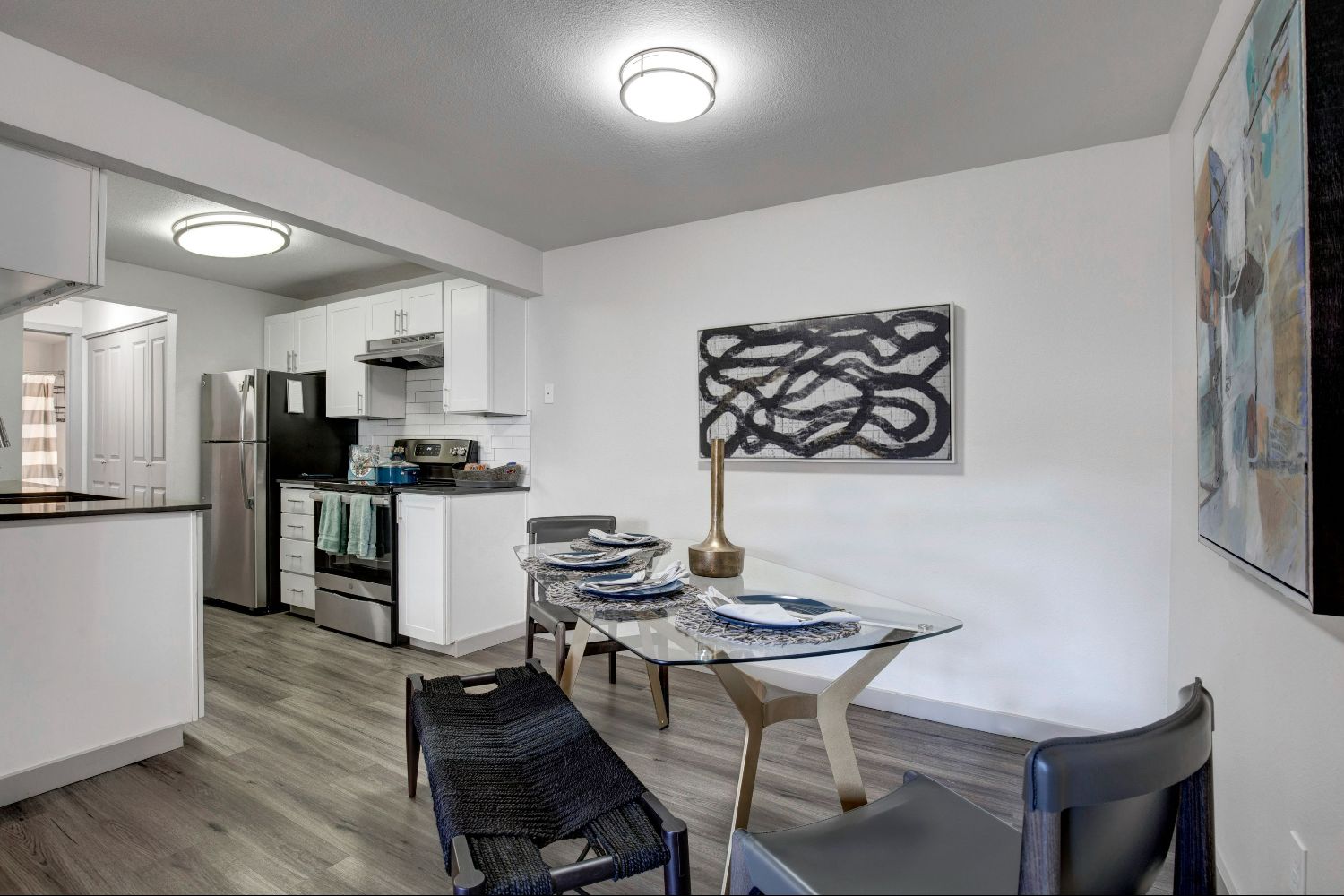 Furnished Dining Room