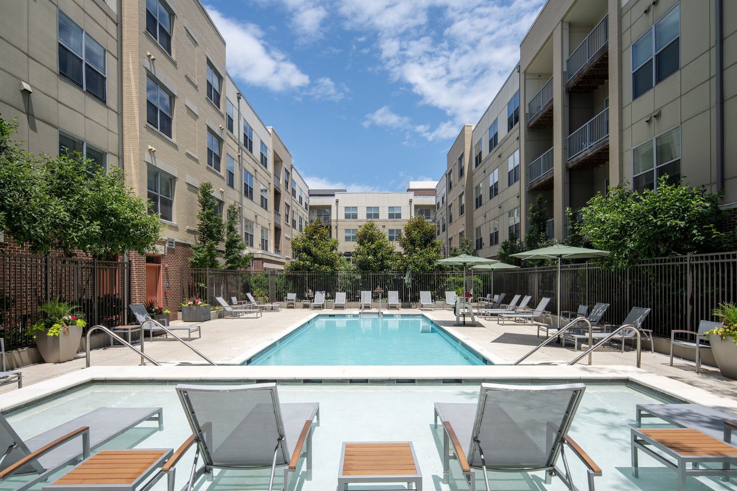 Retreat to the sparkling, resort-style pool