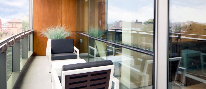 Experience captivating city views from ample private outdoor balconies or terraces.