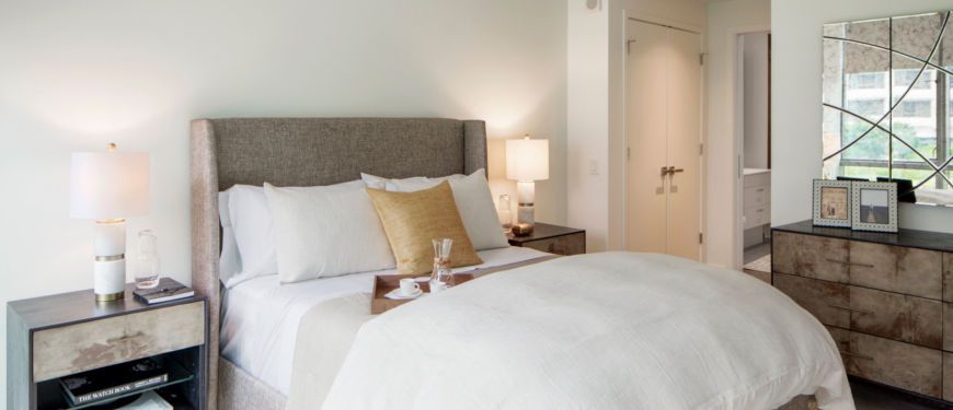 Floor to ceiling windows in every bedroom allow you to wake up and fall asleep to stunning views of DC.