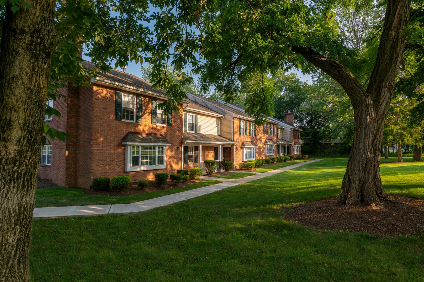 Exterior view of residences