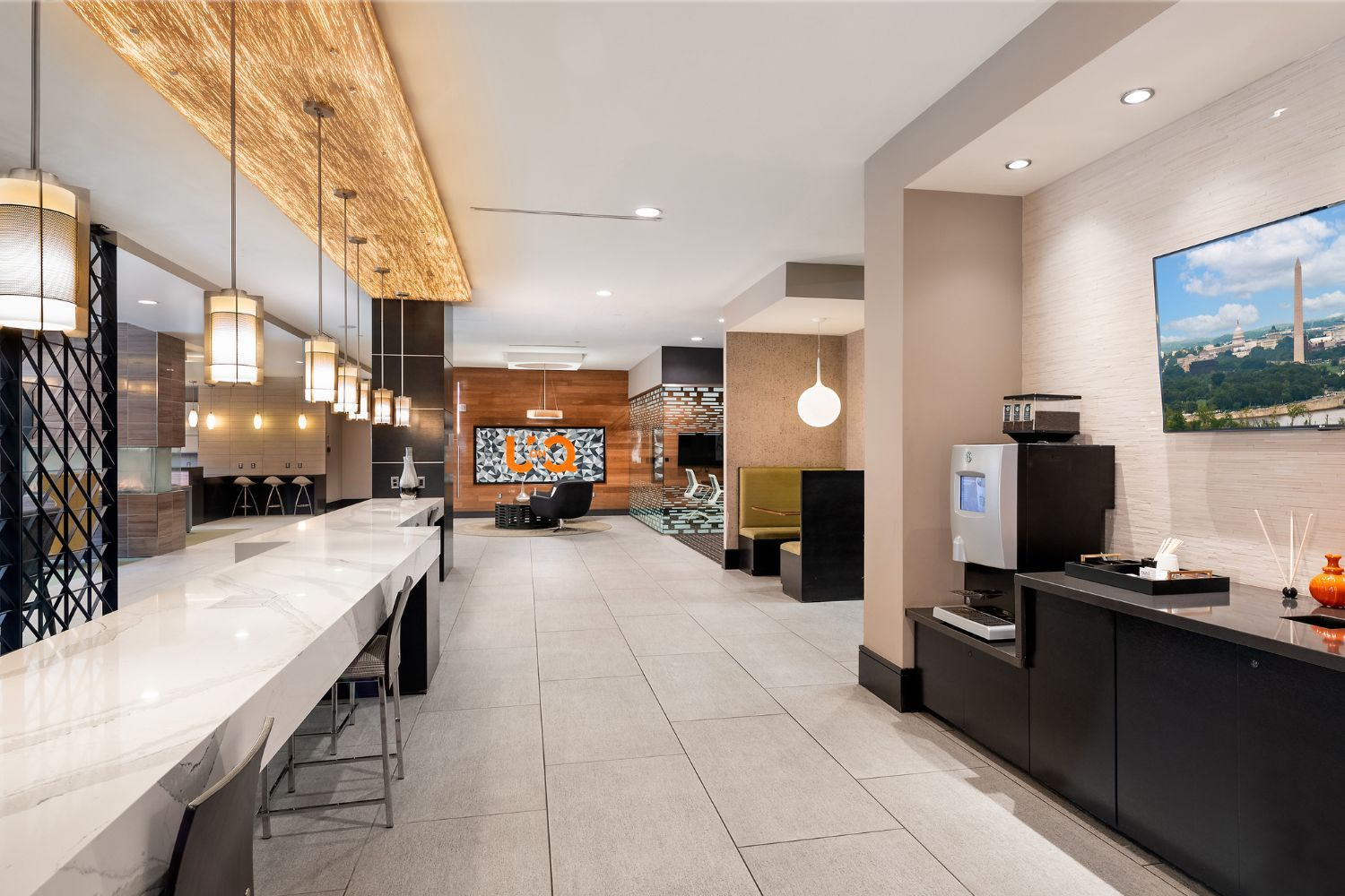Indulge in the daily hospitality bar located within the lobby.