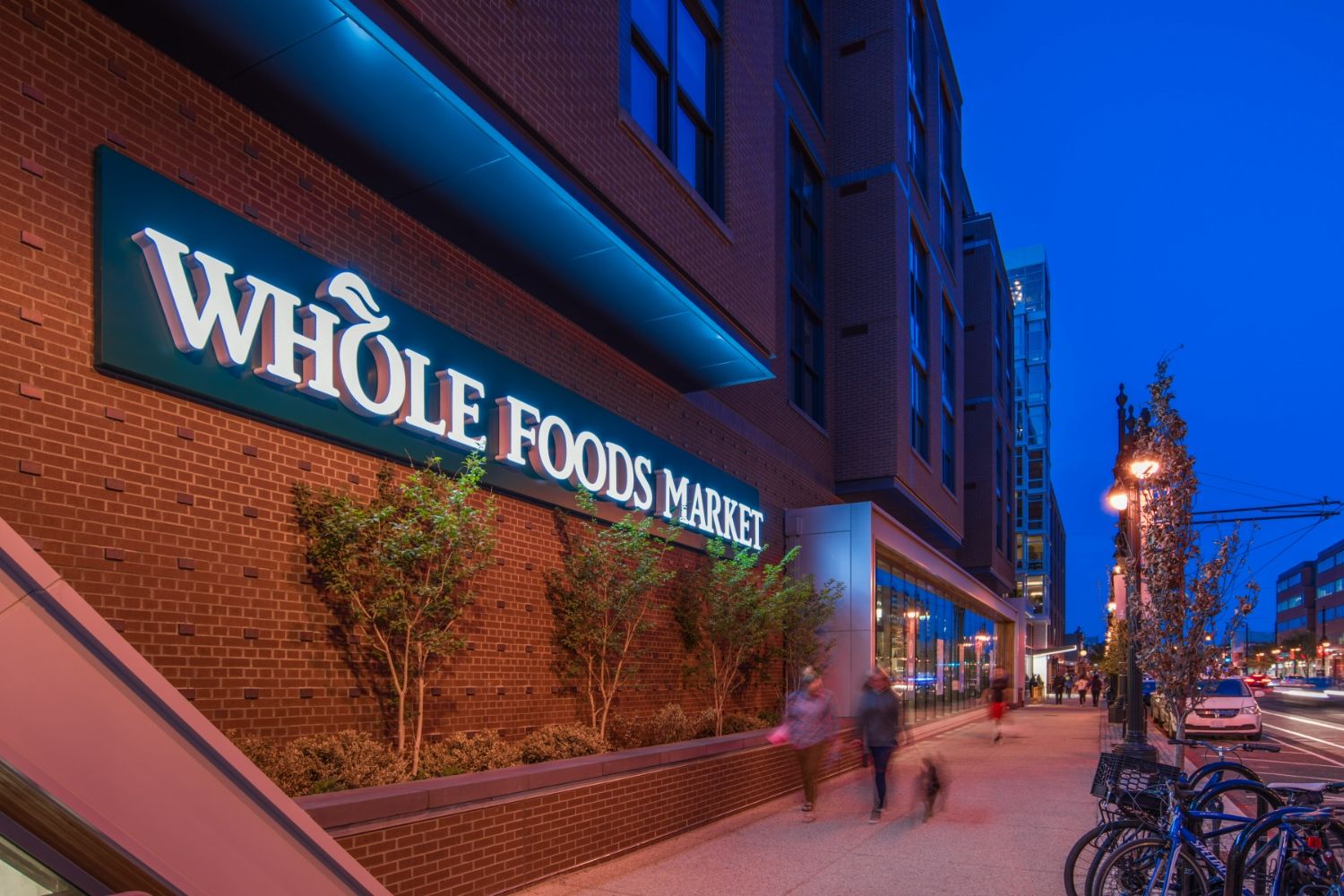 Shop for fresh and organic groceries effortlessly at the nearby Whole Foods Market.