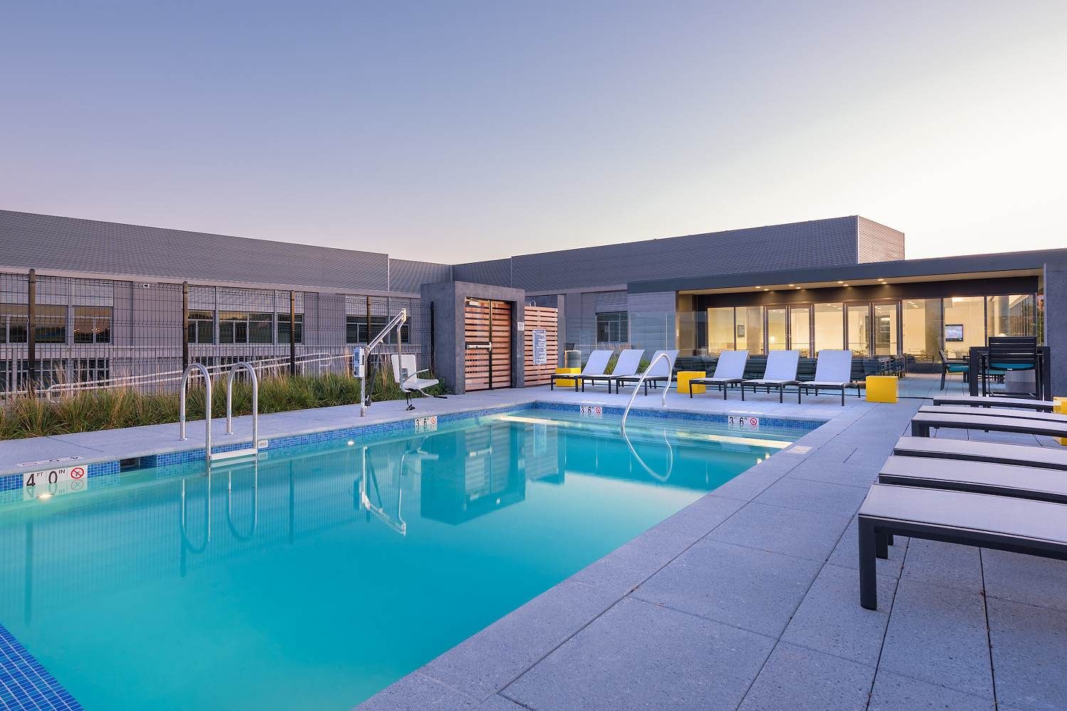 Feel like a rooftop swim?
