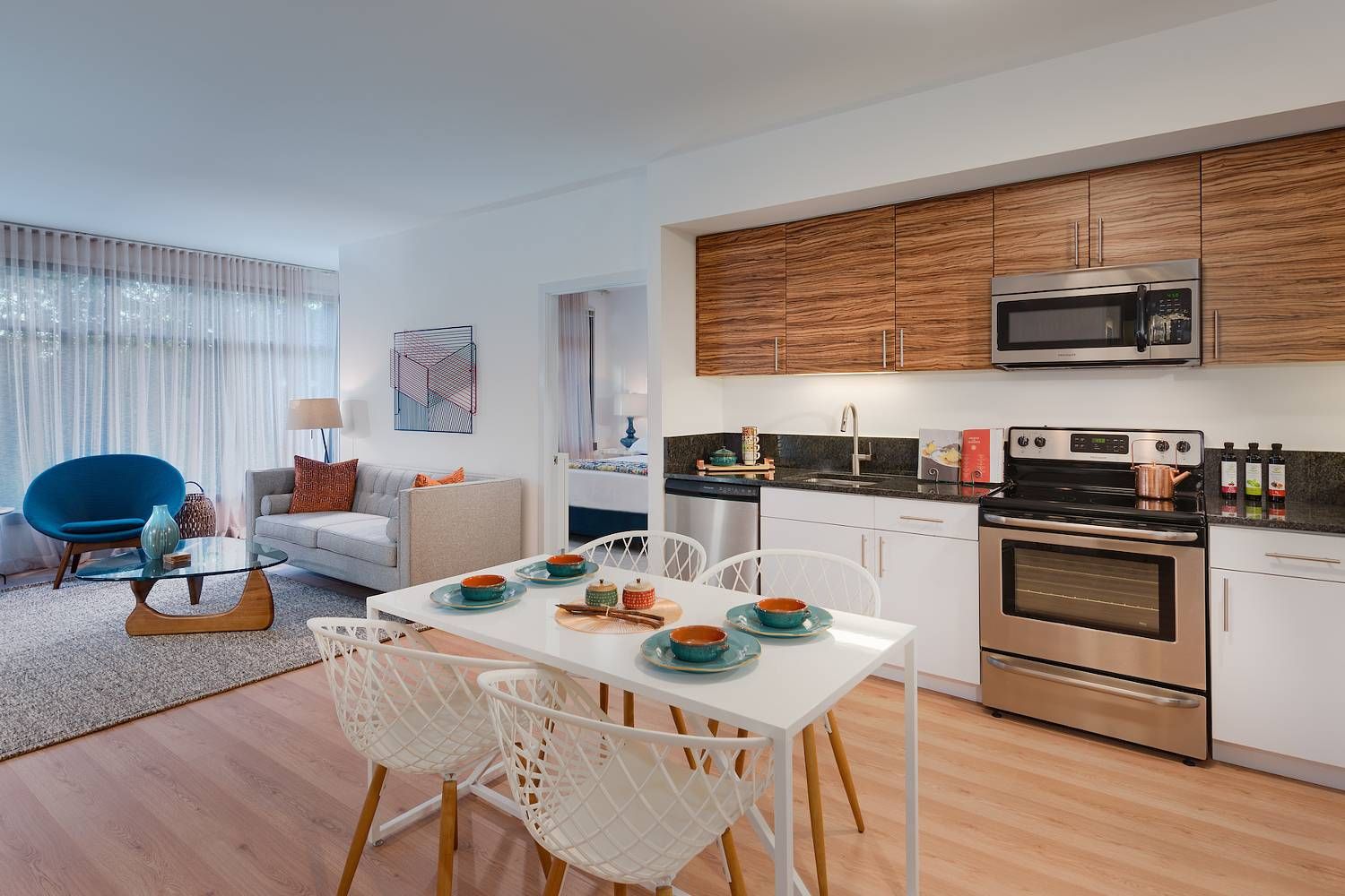 Open-concept kitchens and living rooms