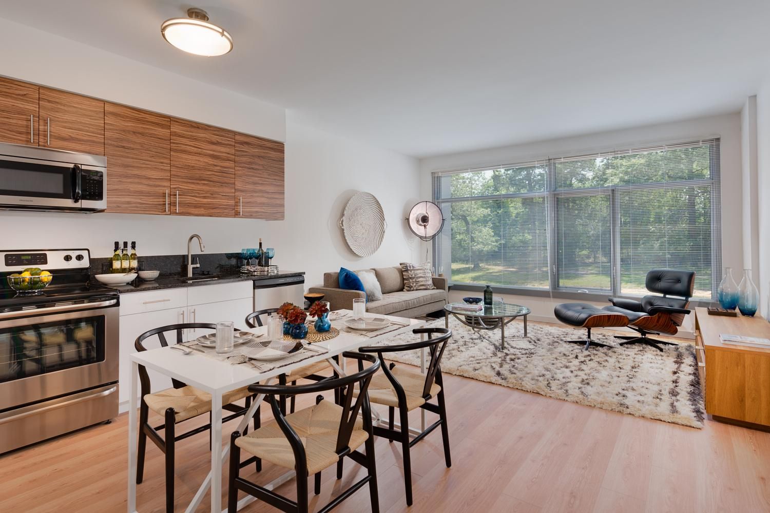 Open-concept layouts let in all that natural light