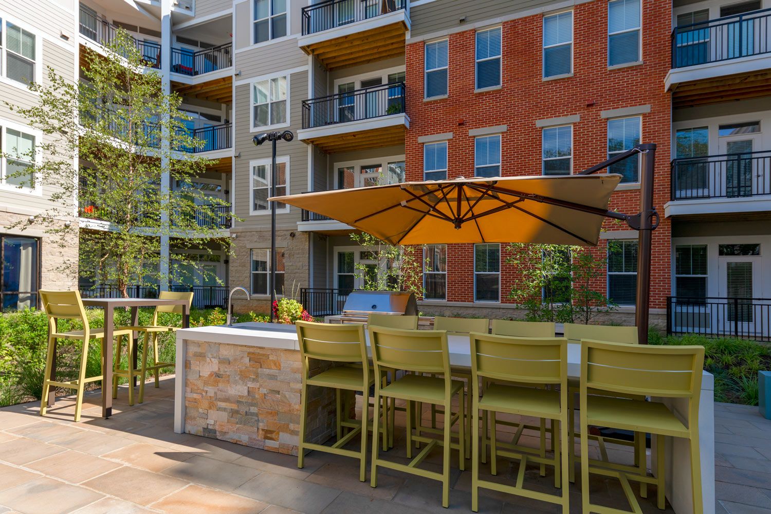 Courtyard Grilling