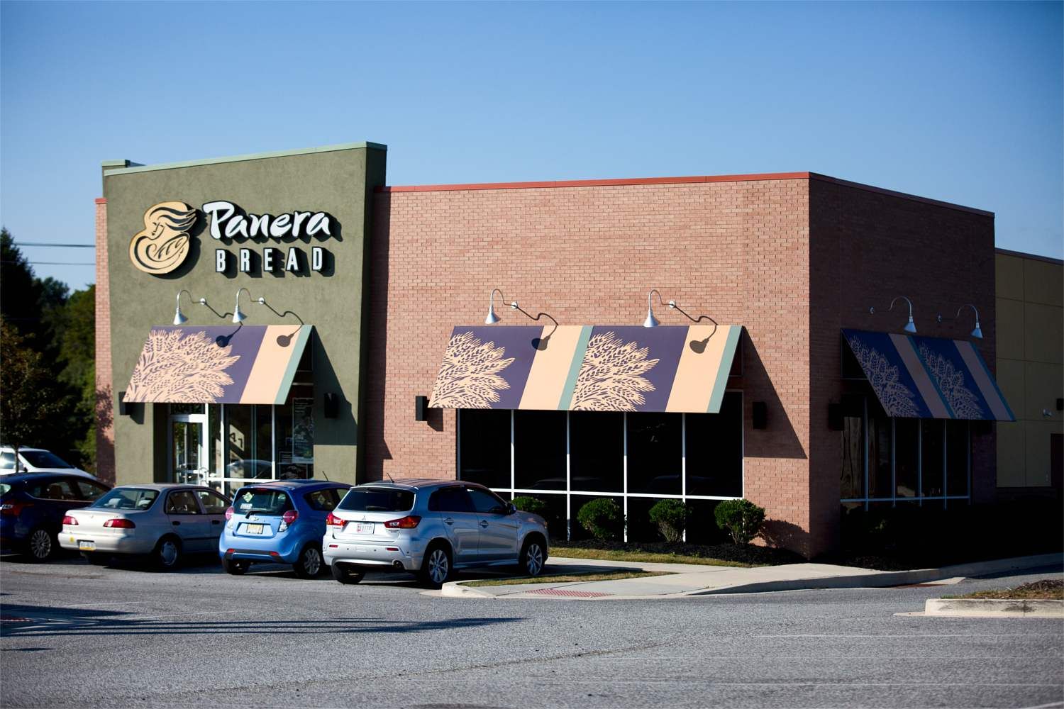 Fresh coffee and pastries just up the road at Panera
