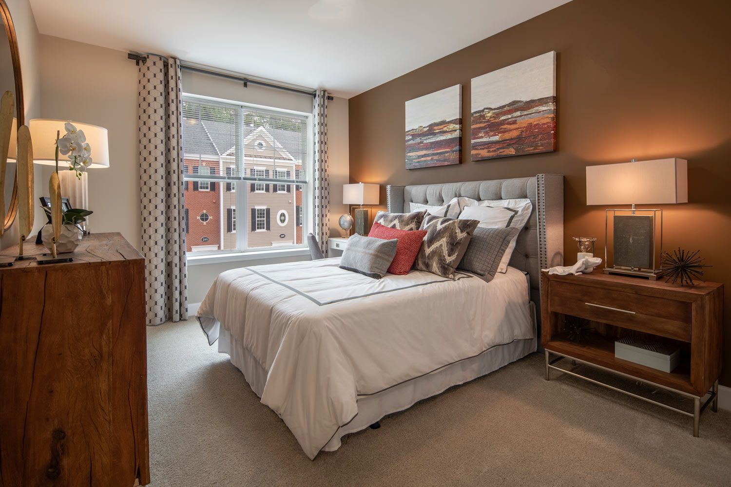 Roomy bedrooms with en-suite baths.