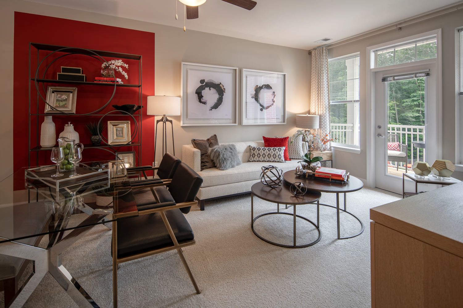 Your sanctuary is spacious with natural light