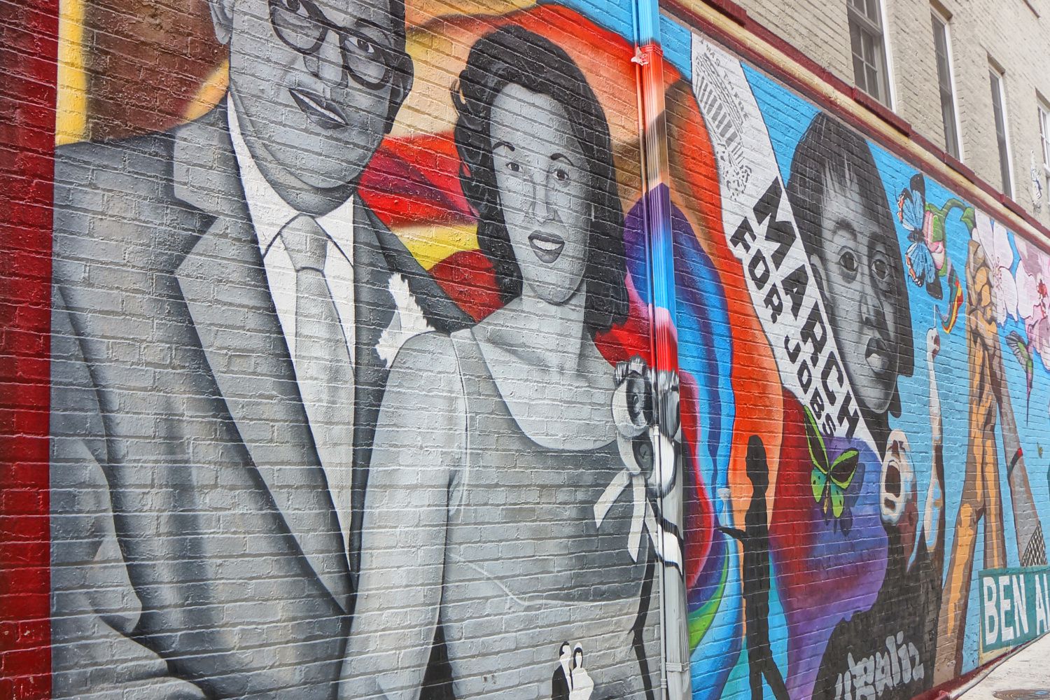 Gorgeous art on U Street.