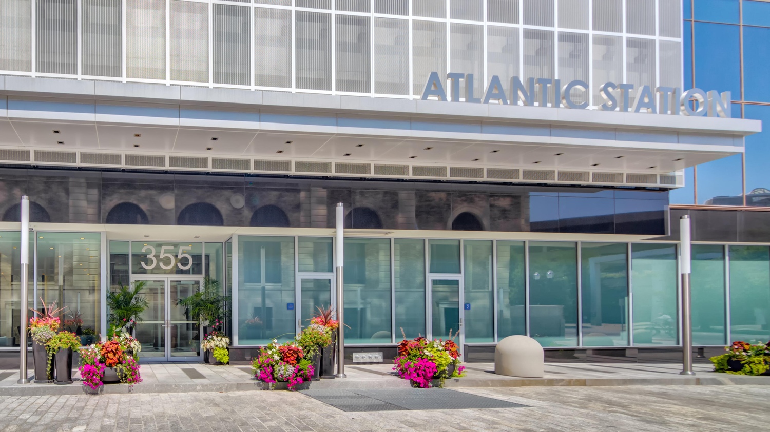 Building entrance during daytime.