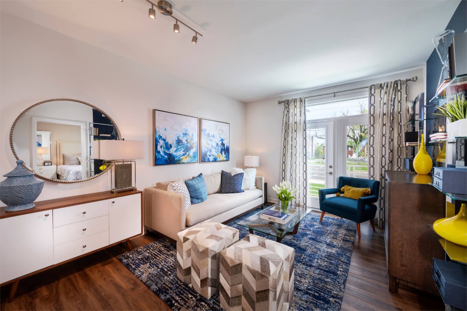 Airy, bright windows illuminate your space.