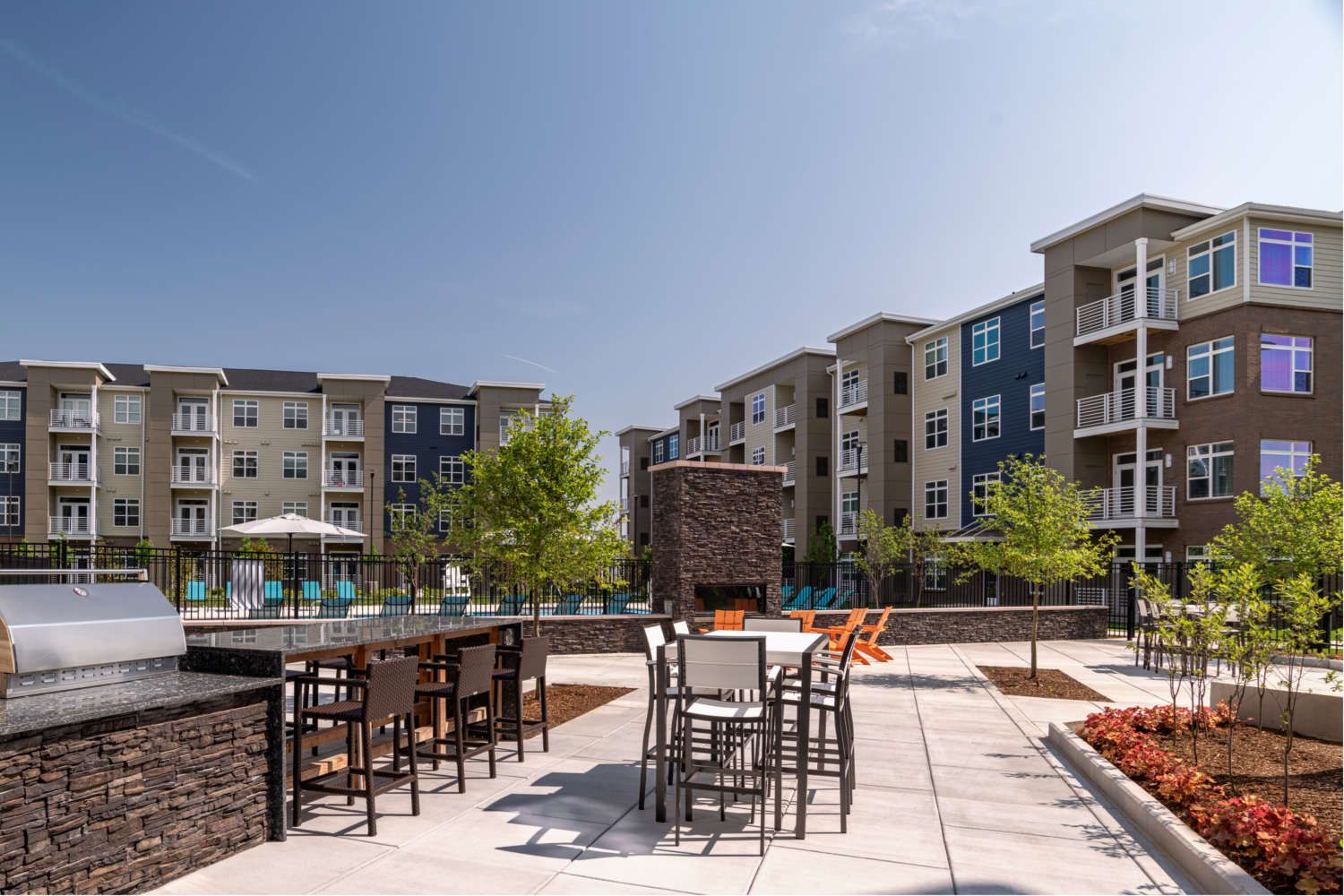 Entertain with ease in our outdoor grilling area