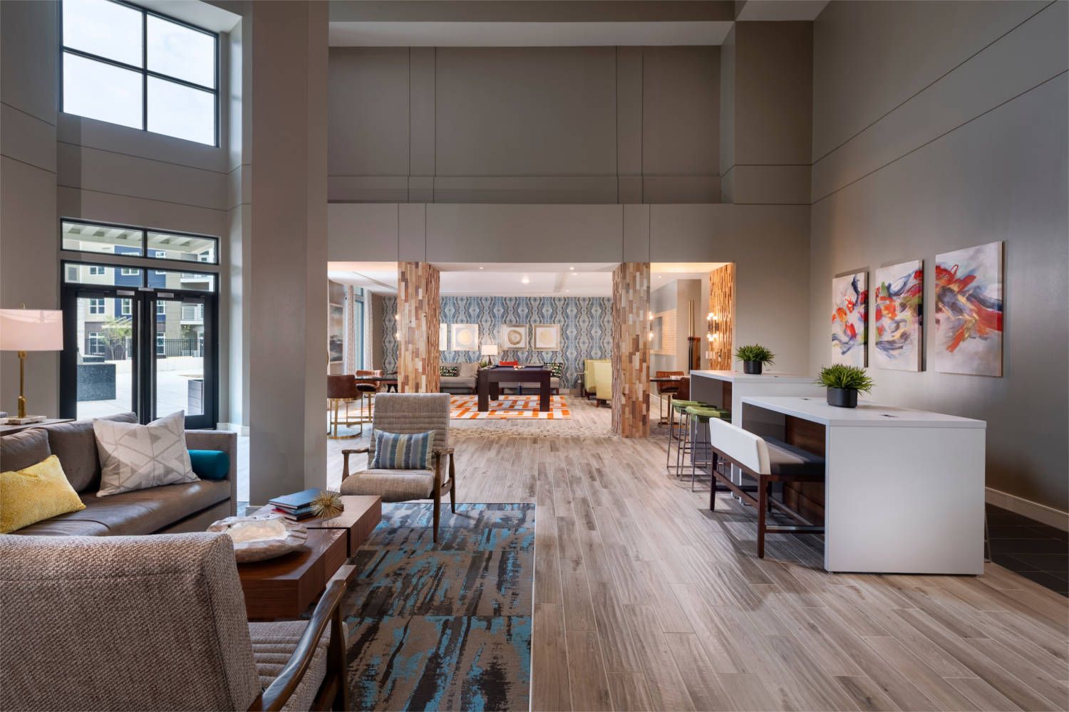 Relax in our cozy resident lounge.
