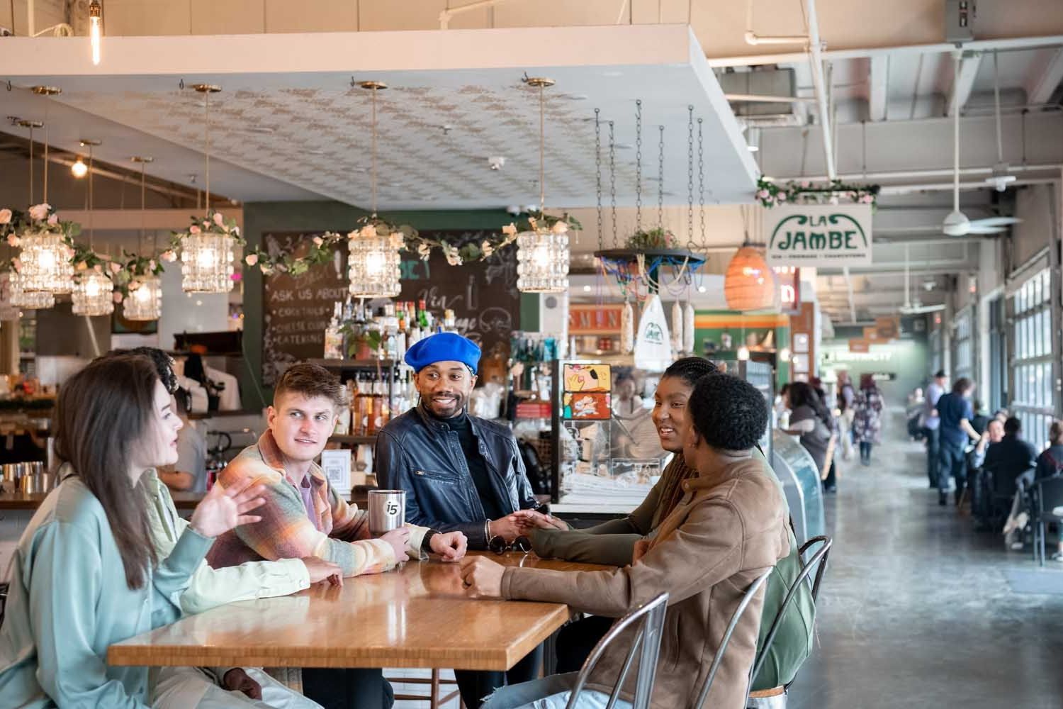 Immerse yourself in the buzz of the neighborhood