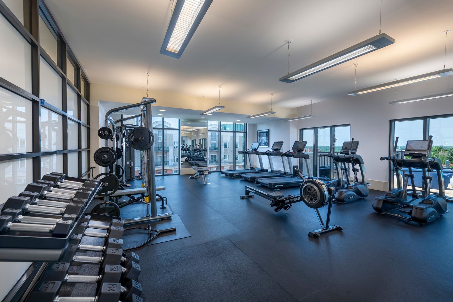 State-of-the-art fitness center