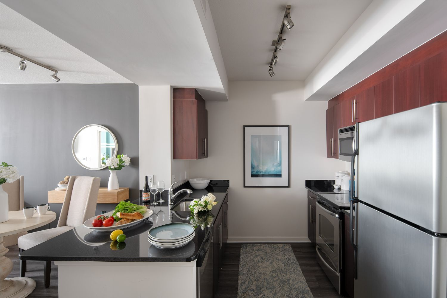 Serve your favorite foods on our granite countertops.