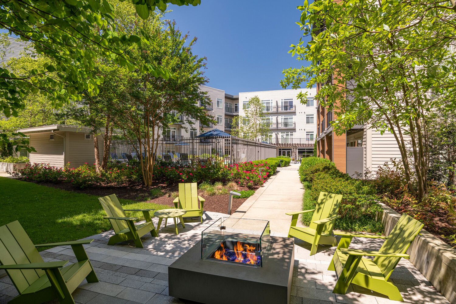 Sit by the fire with friends