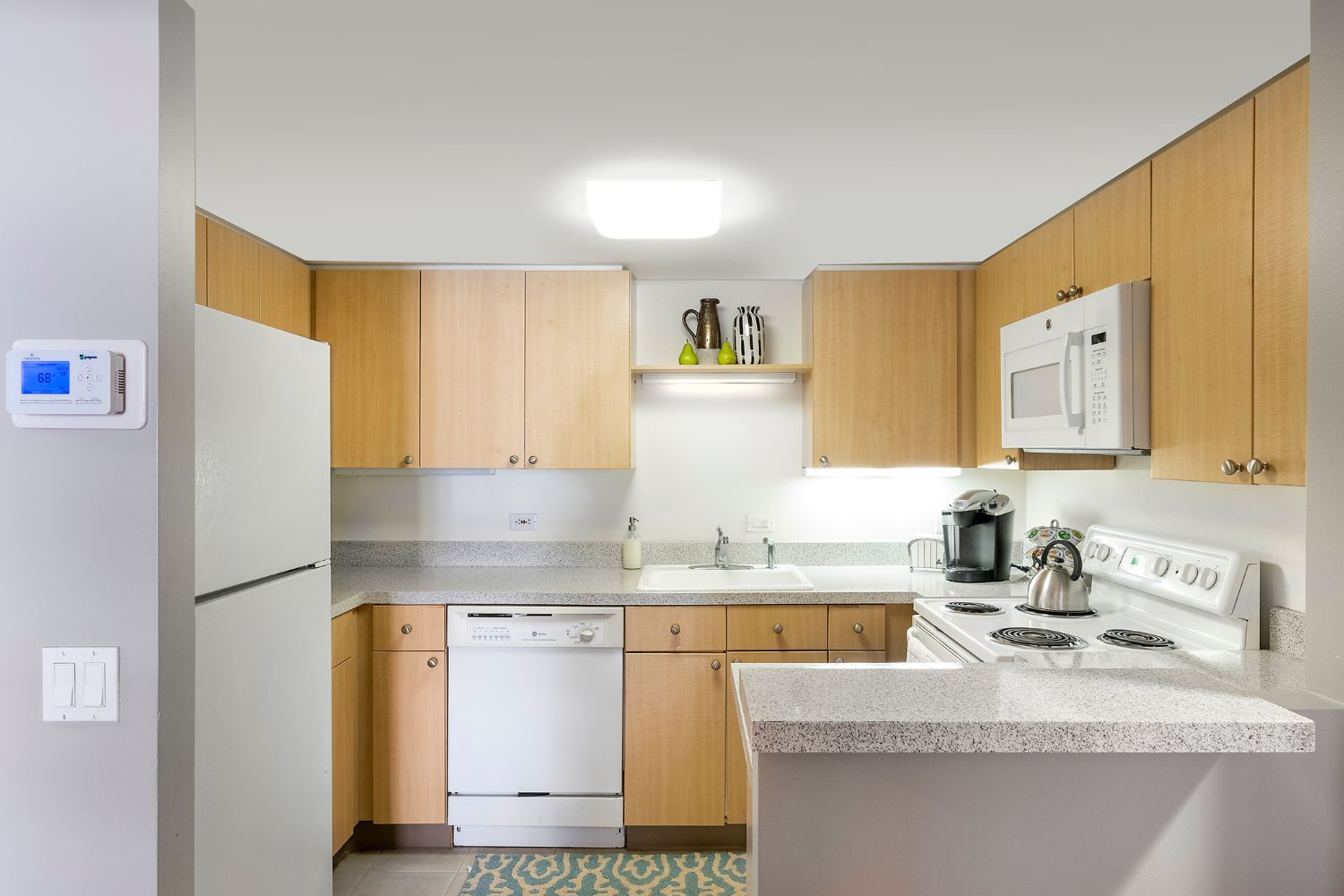 Entertain guests whilst cooking in our gorgeous kitchens.