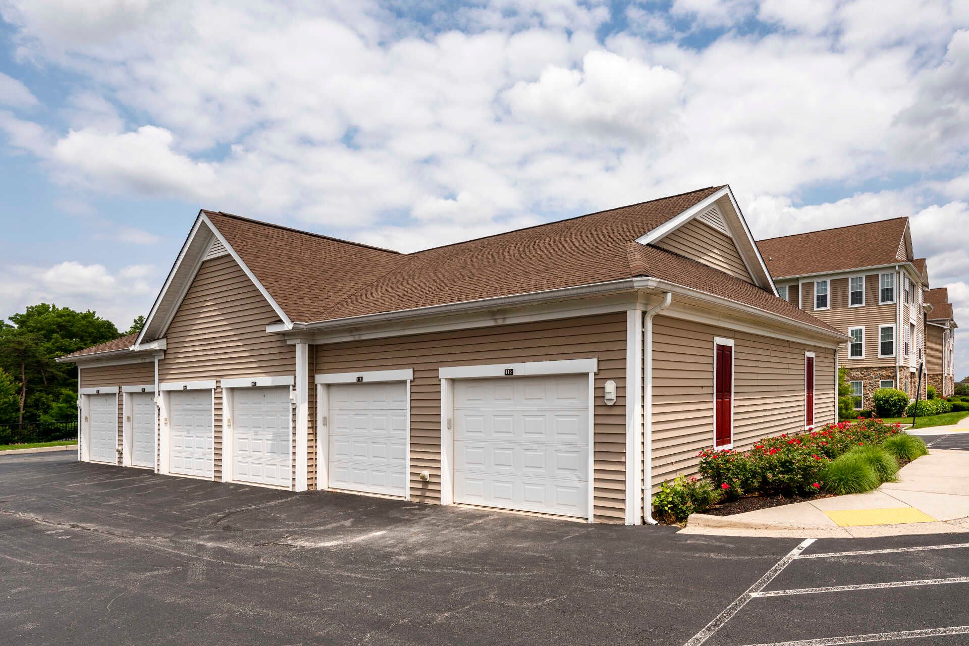 You can choose garage parking for added convenience.