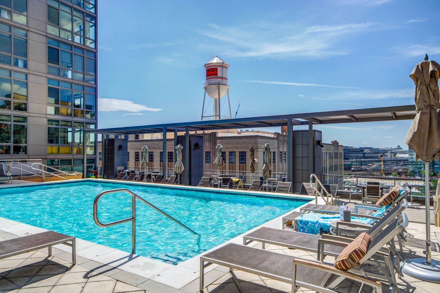 Photo of rooftop pool