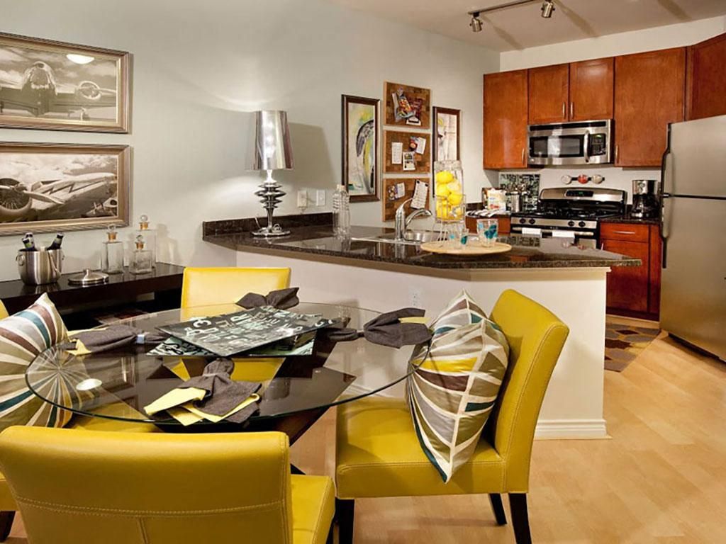 Kitchen with Granite Countertops