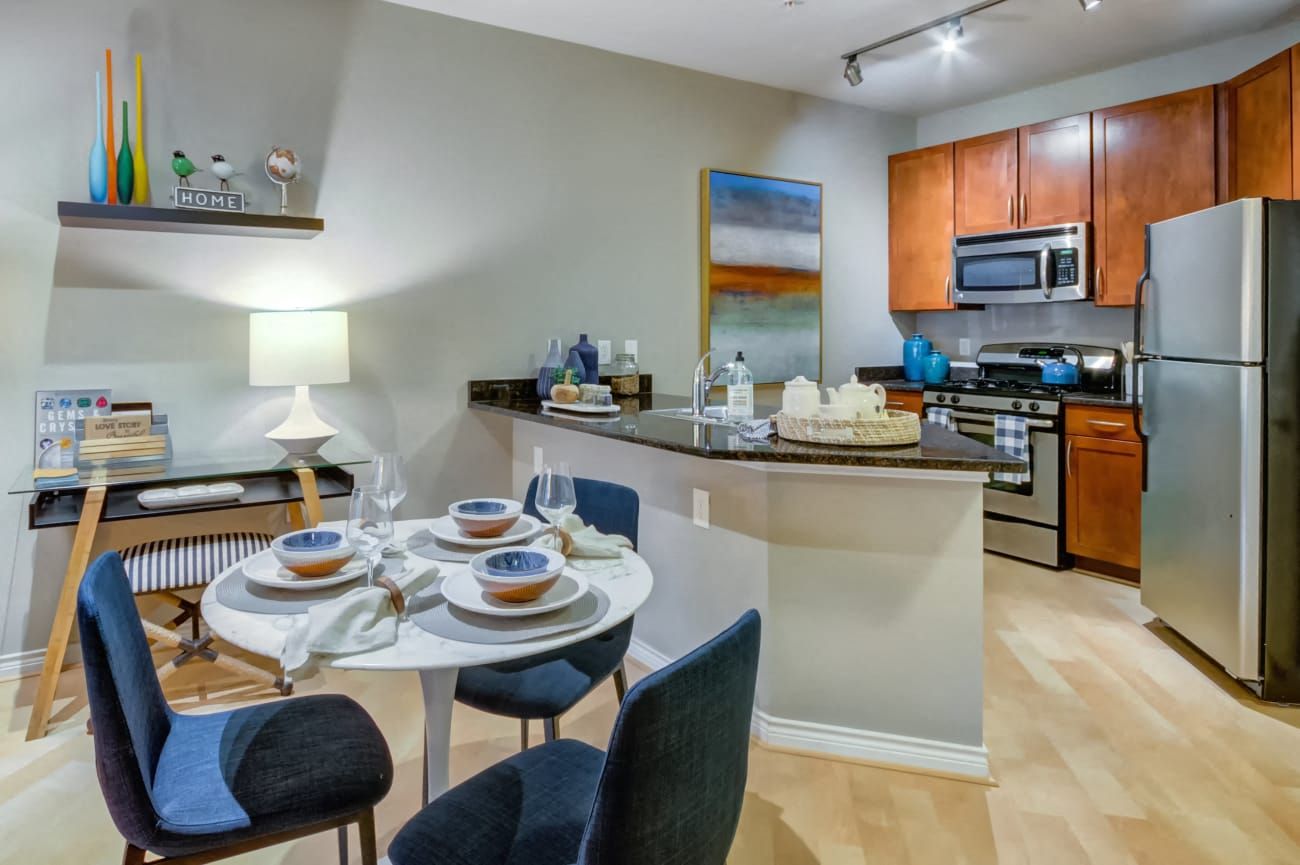 Kitchen with Stainless Steel Appliances