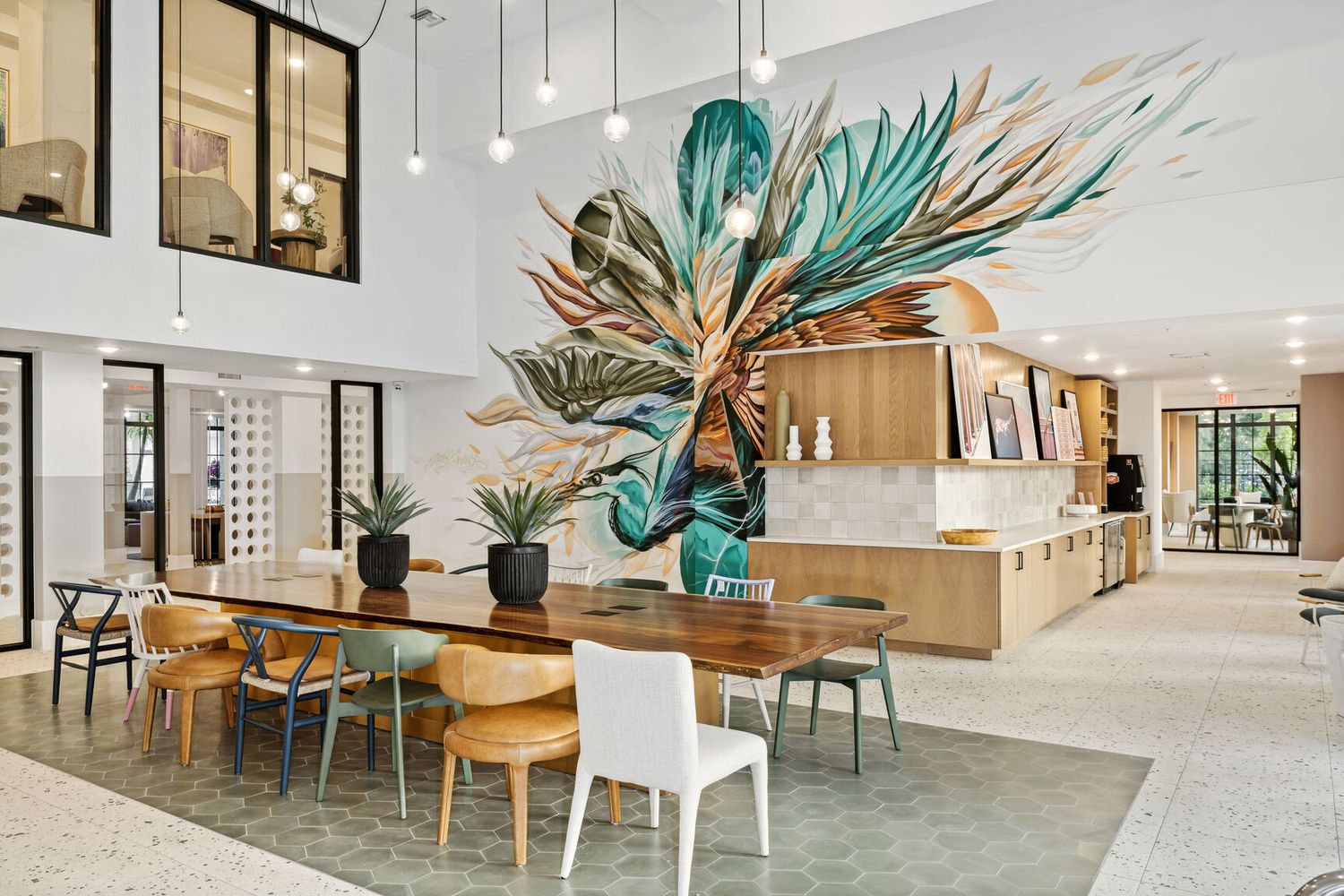 Lobby mural