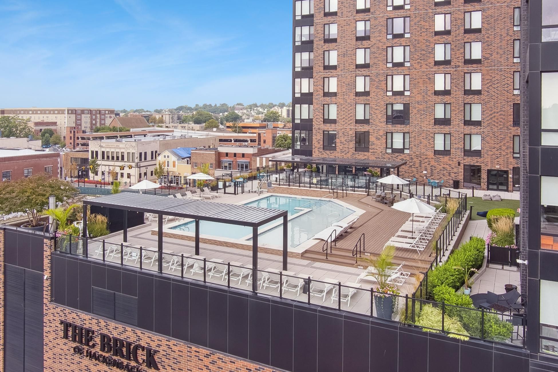 Rooftop pool