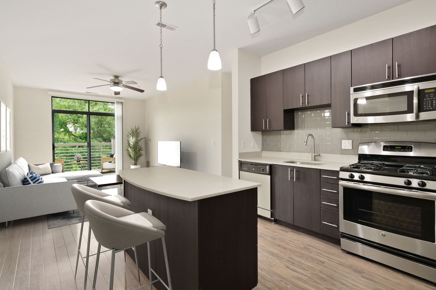 Kitchen_Living_Balcony