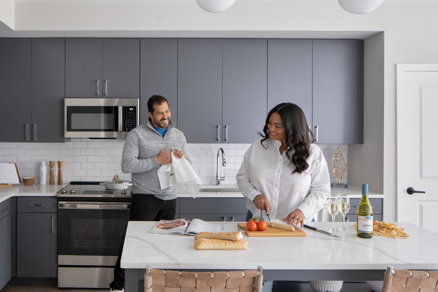Prepare a gourmet meal in our chef inspired kitchens