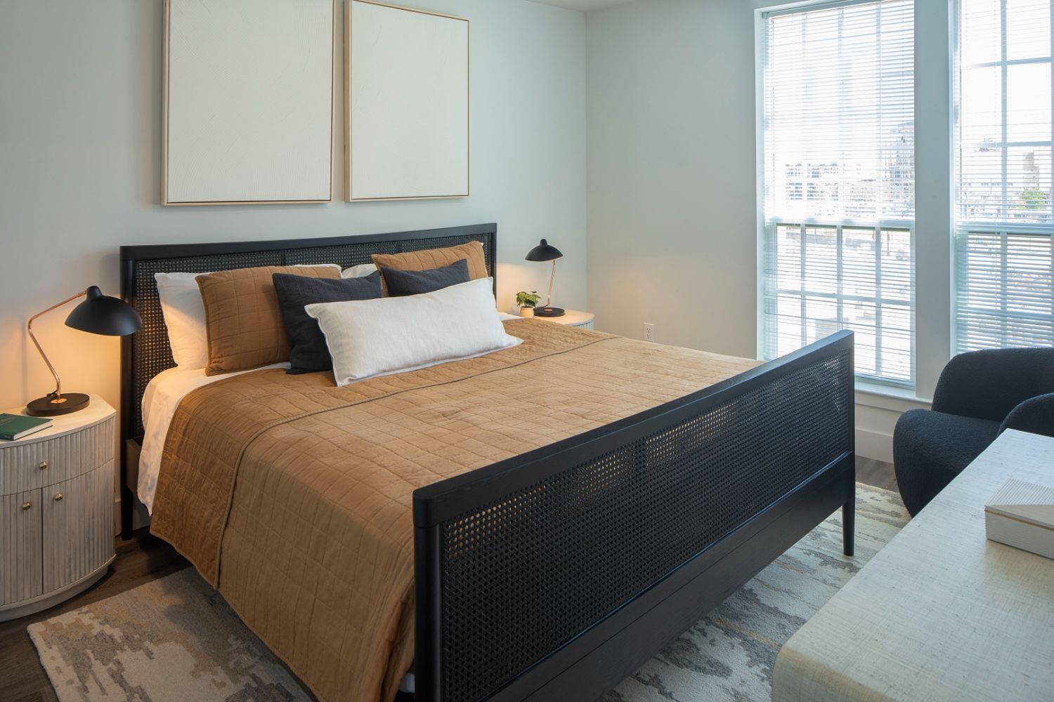 Bedroom with balcony