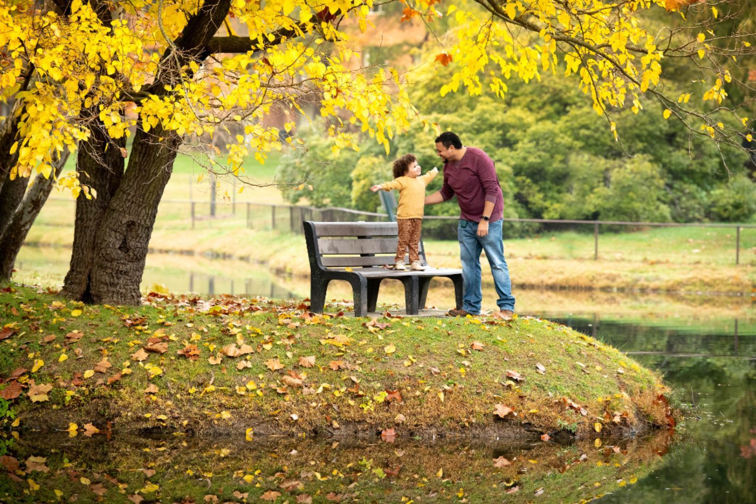 Nestled amongst natural surroundings.