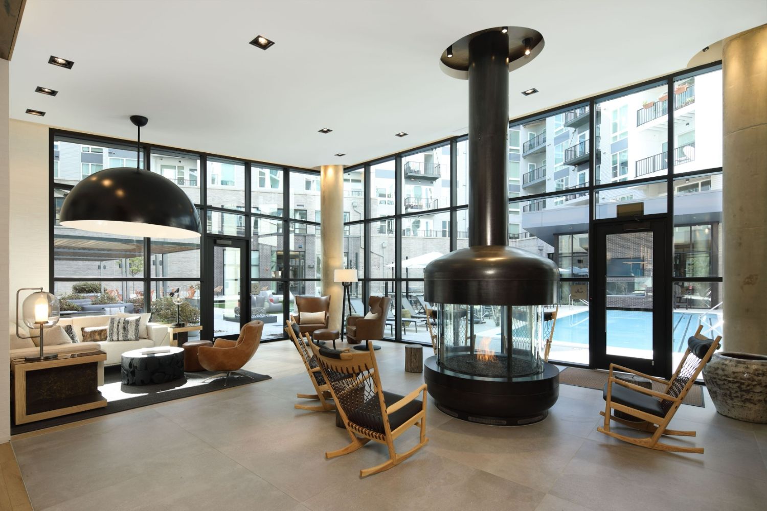 Lounge Fireplace