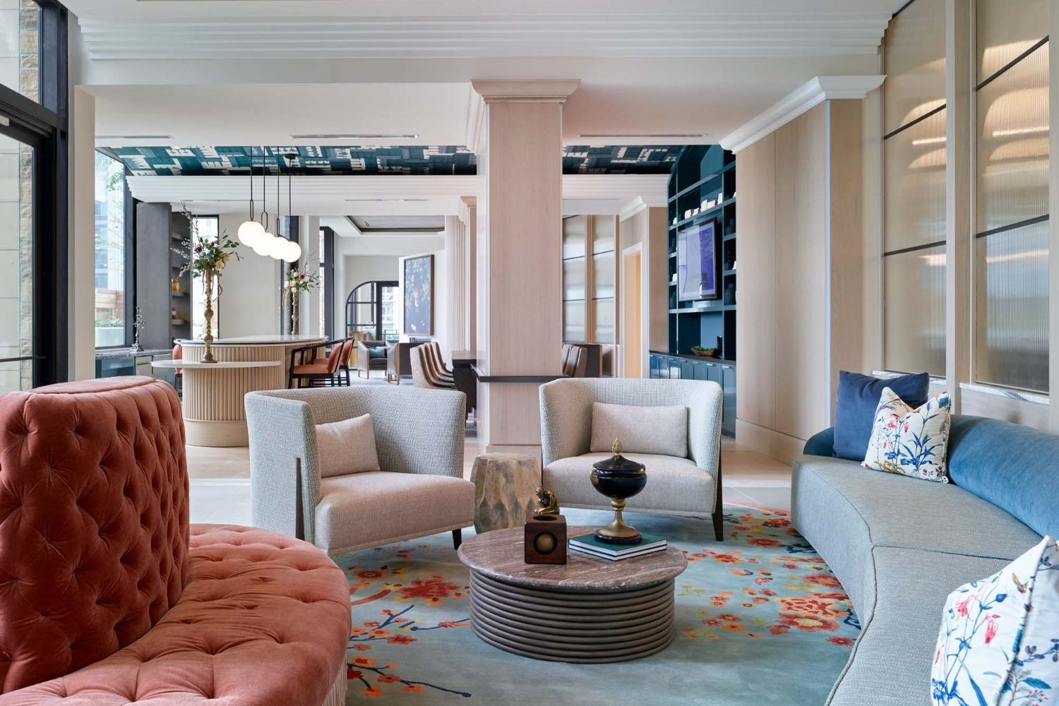Inviting lounge area