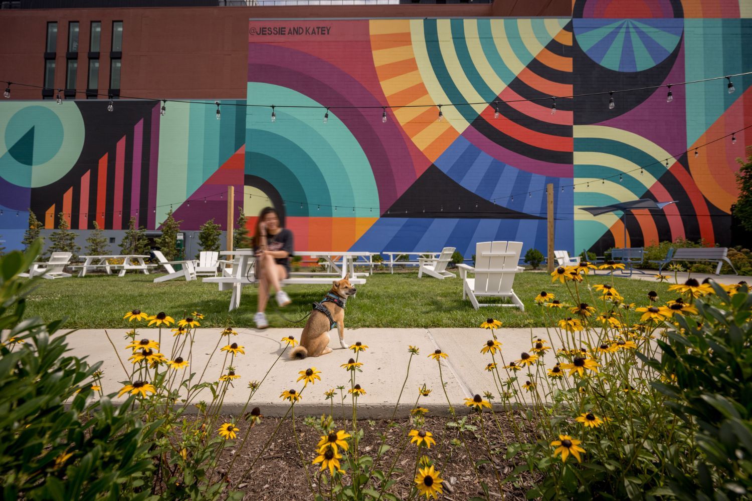Local artistry comes out to play in this vivid mural