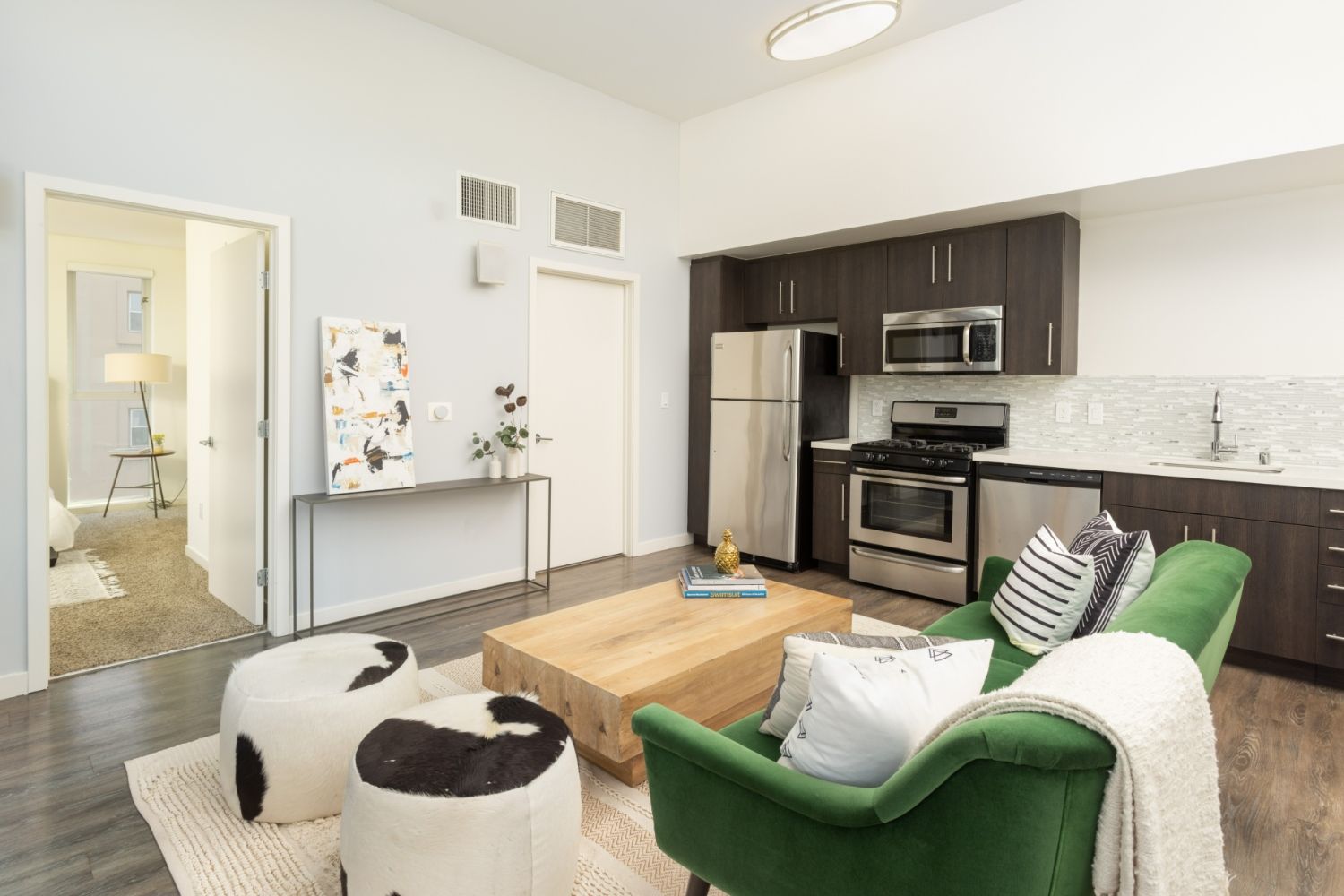 Living Room Kitchen