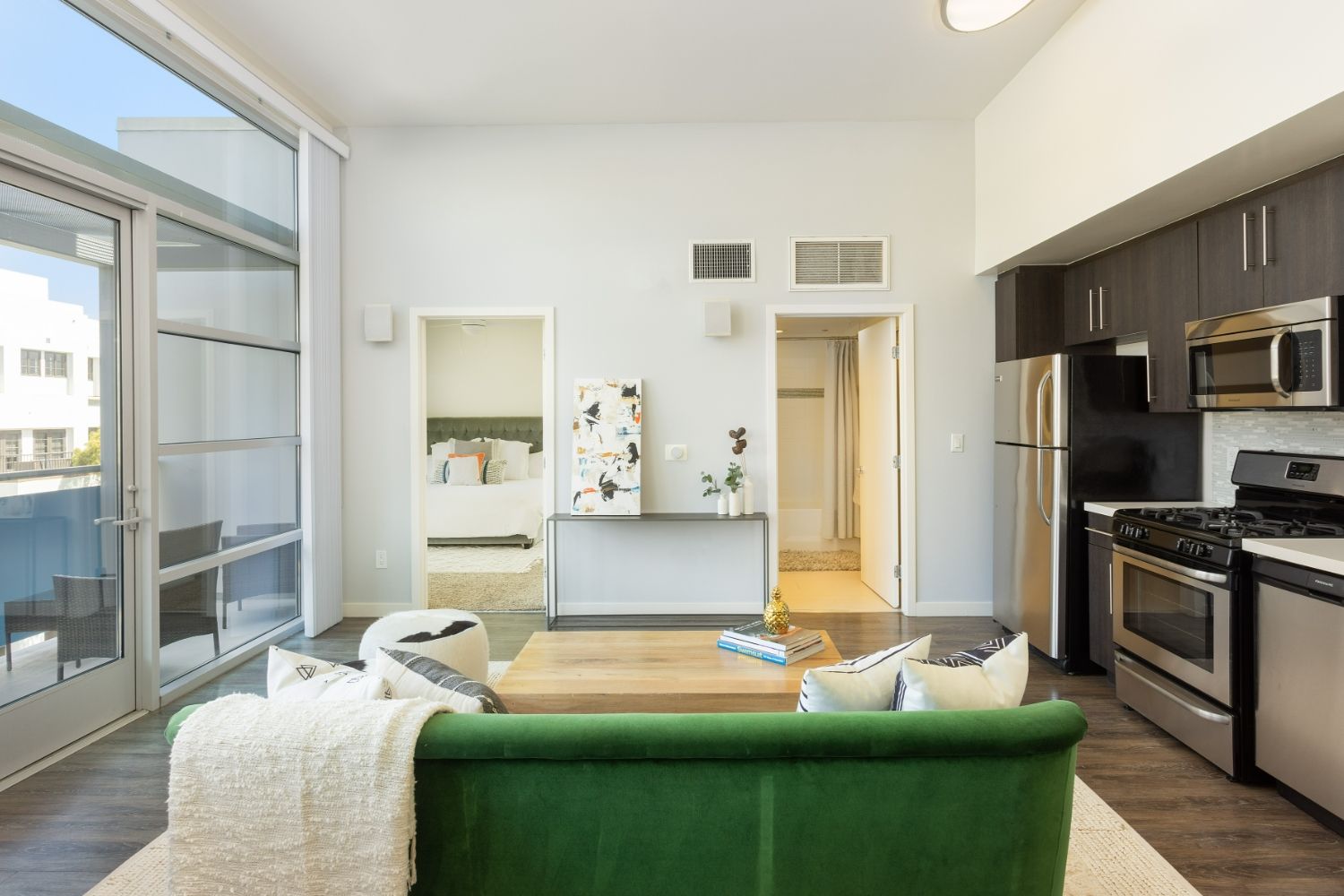 Living Room Kitchen