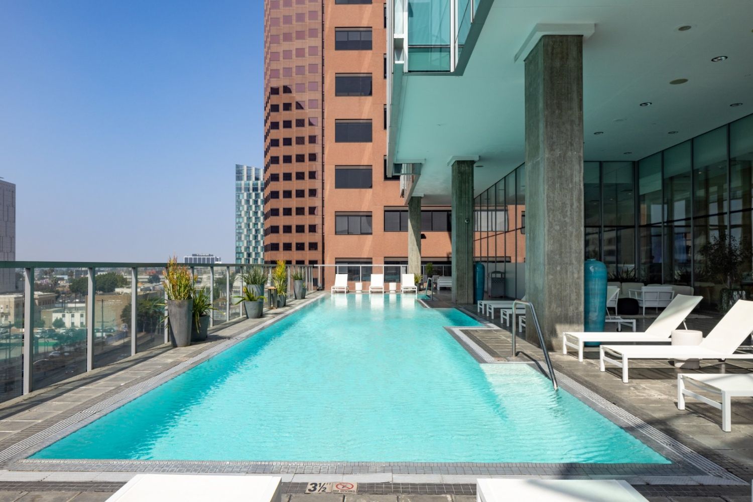 Relax in-style by the infinity-edge pool.