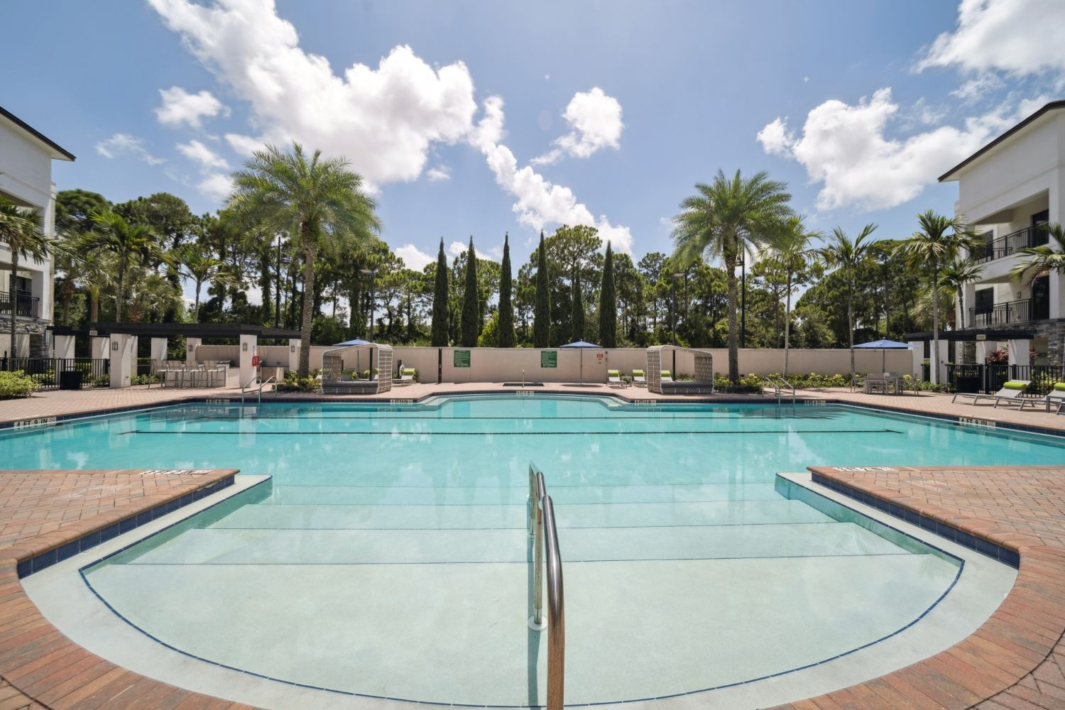 Soak in the sun at the resort style pool