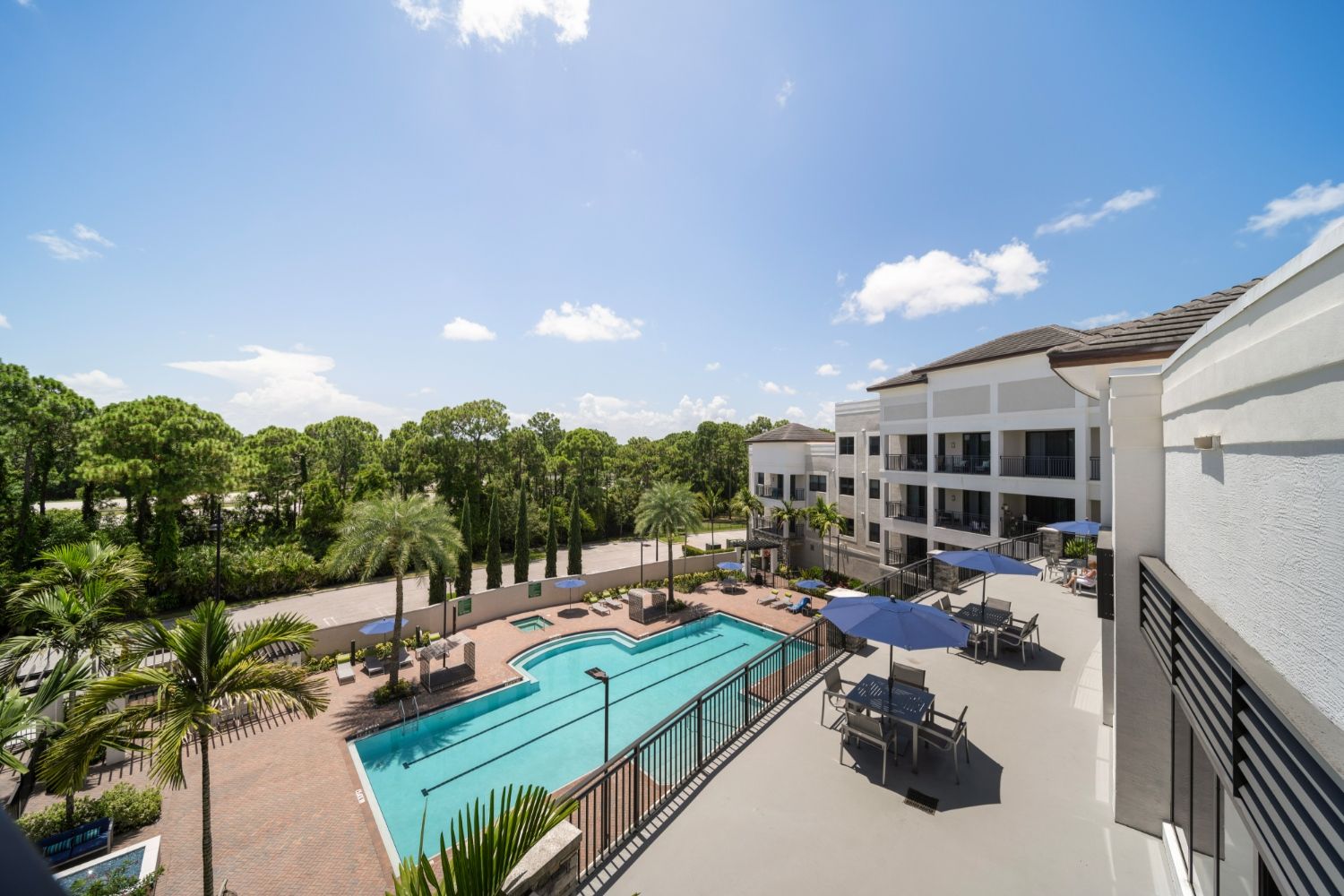 Spend the day outside at the pool or at the sun terrace