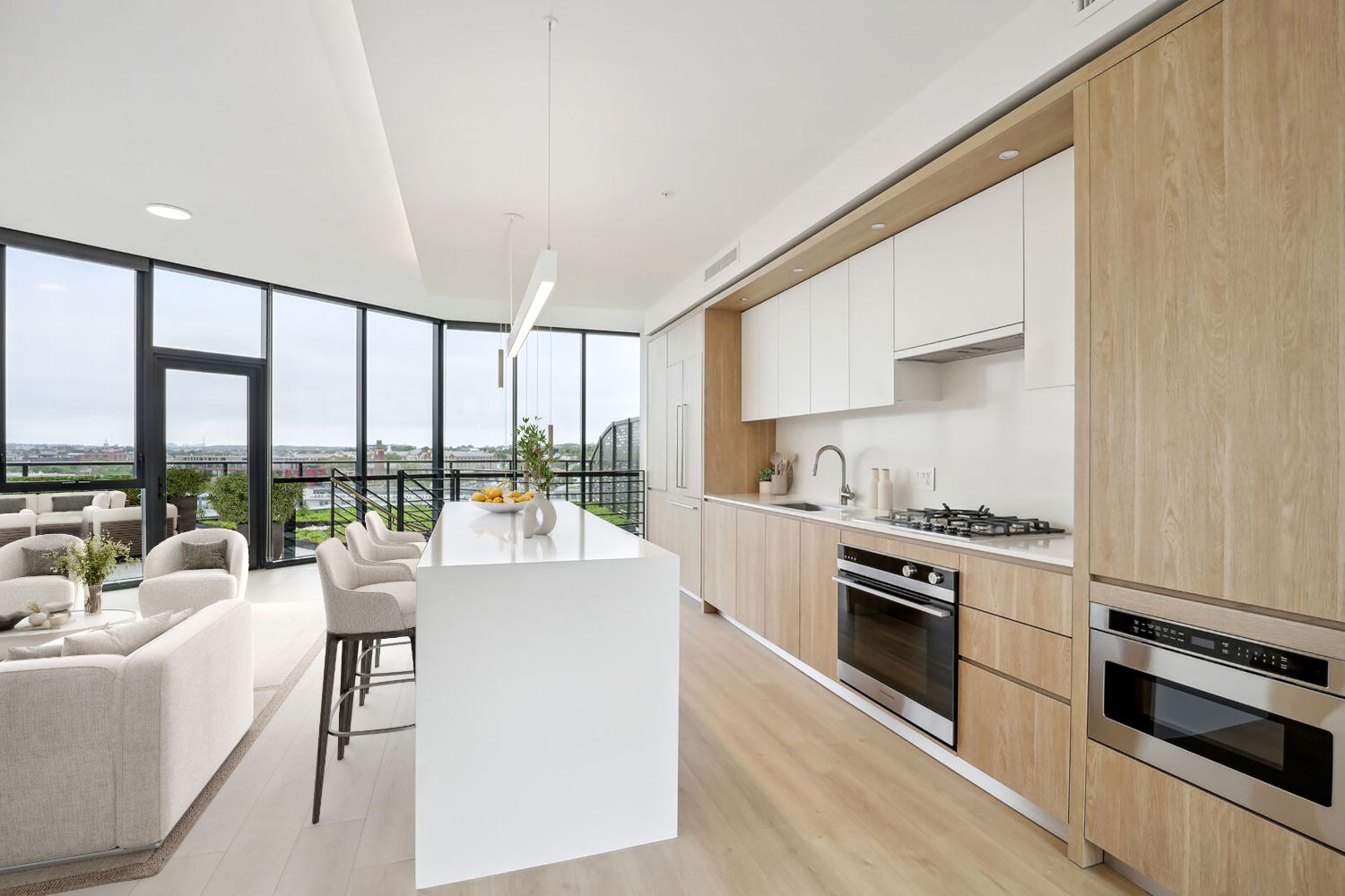 Integrated cabinet appliances create the ultimate sleek finish